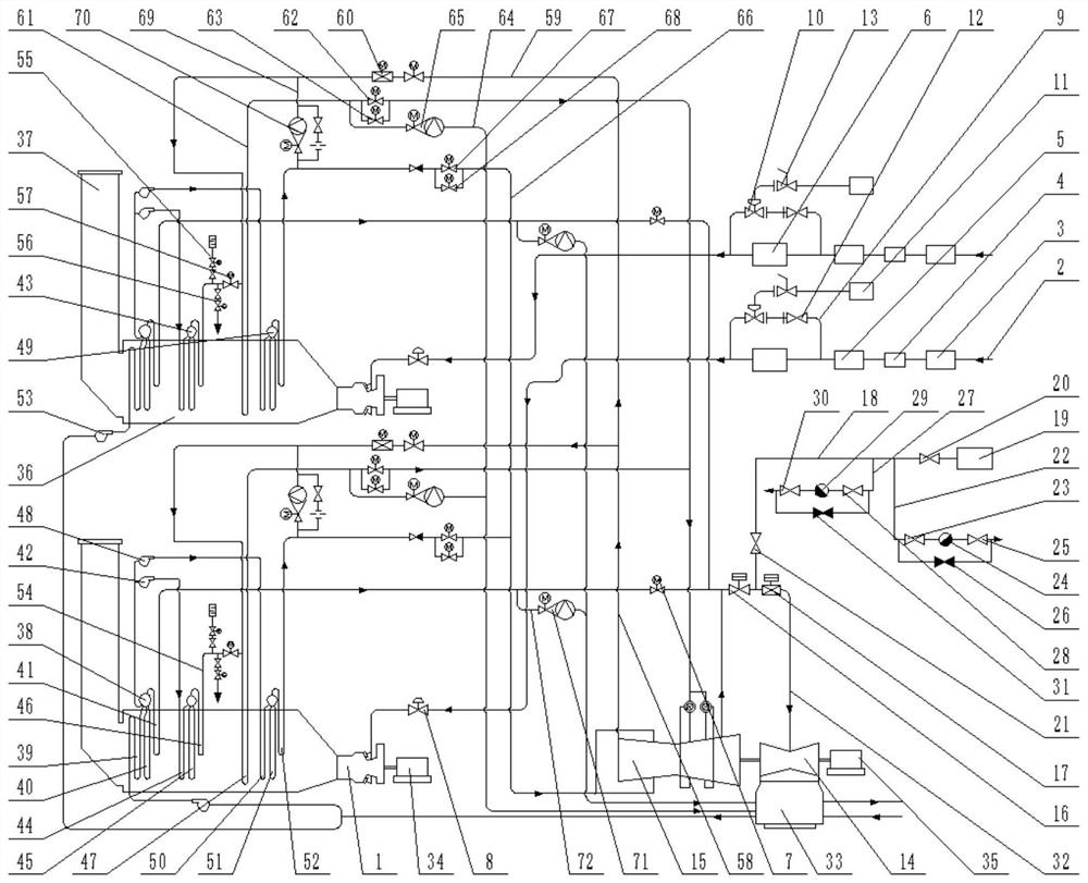 Interlocking control method for boiler drum water level of gas-steam combined cycle unit