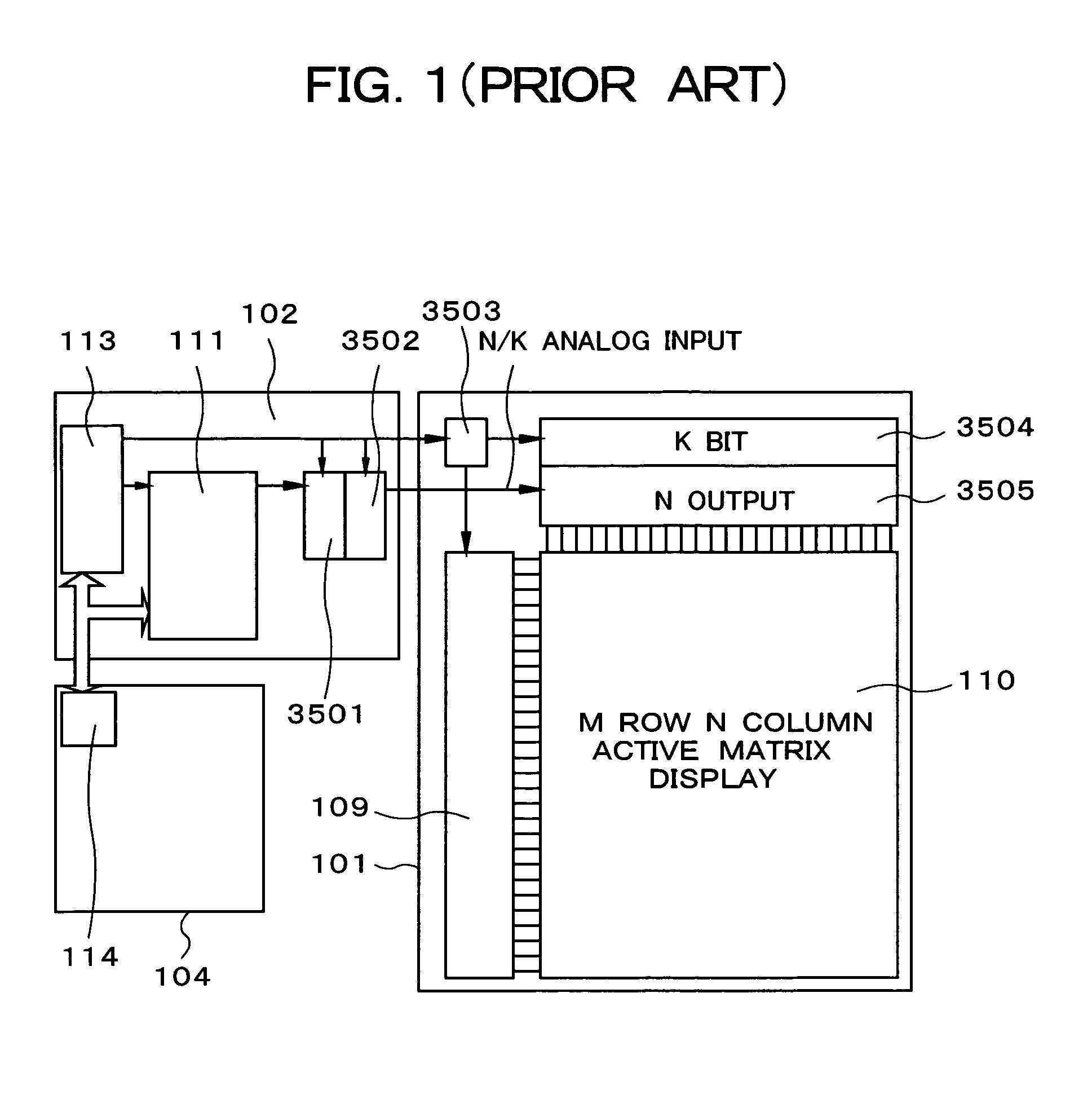 Display device and apparatus using same