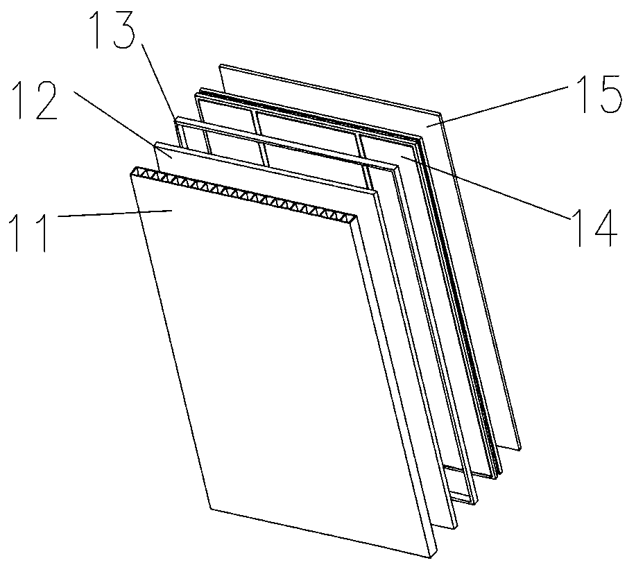 Keel composite wall body structure with replaceable sealing rubber strips and sealing rubber strip replacing method