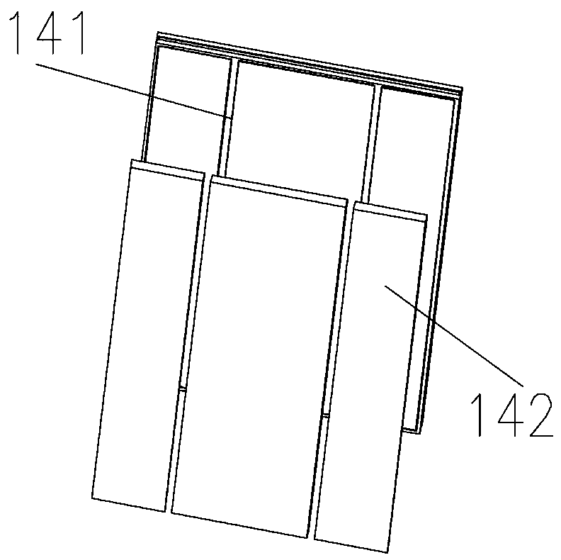 Keel composite wall body structure with replaceable sealing rubber strips and sealing rubber strip replacing method