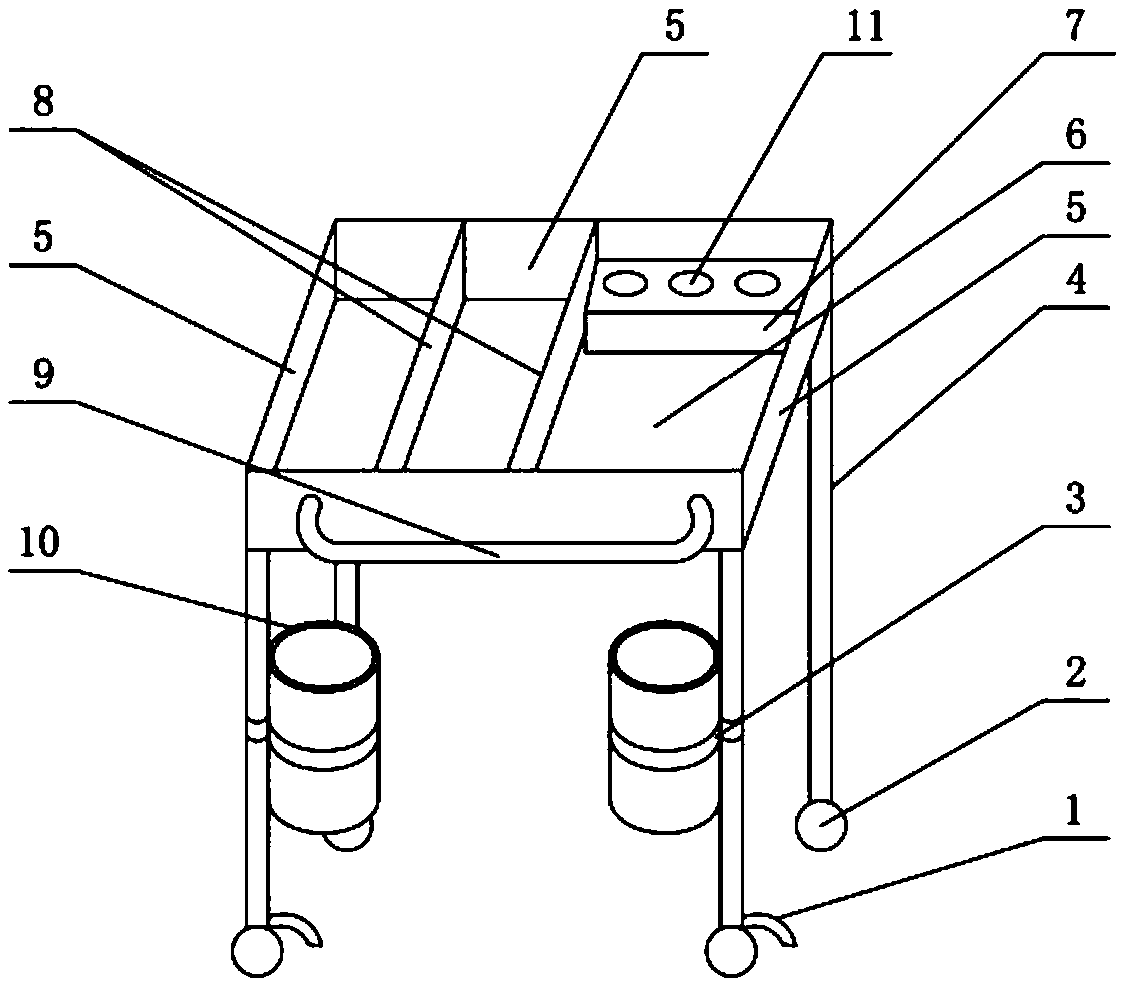 Medical instrument cart