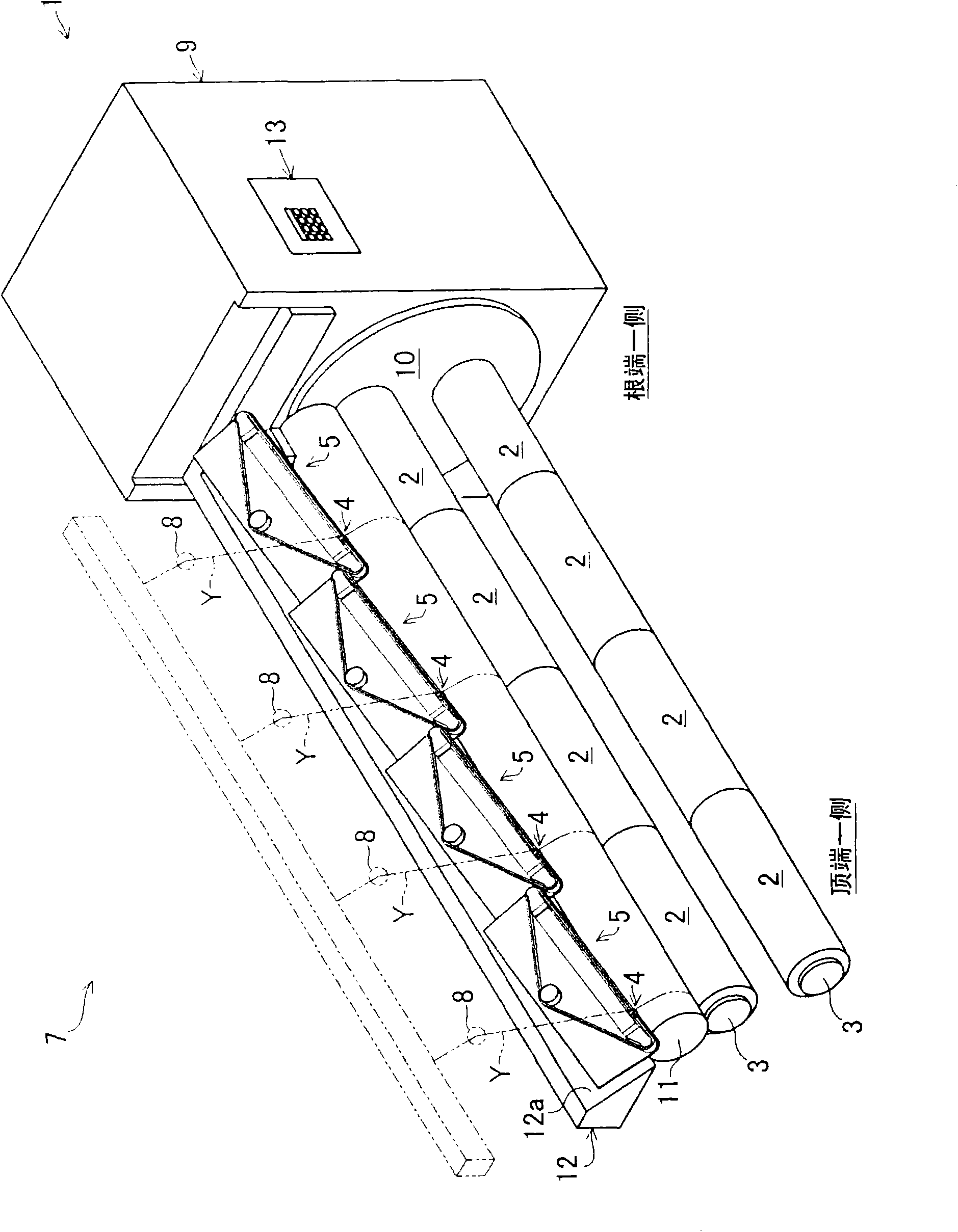 Yarn winding device and spinning machine