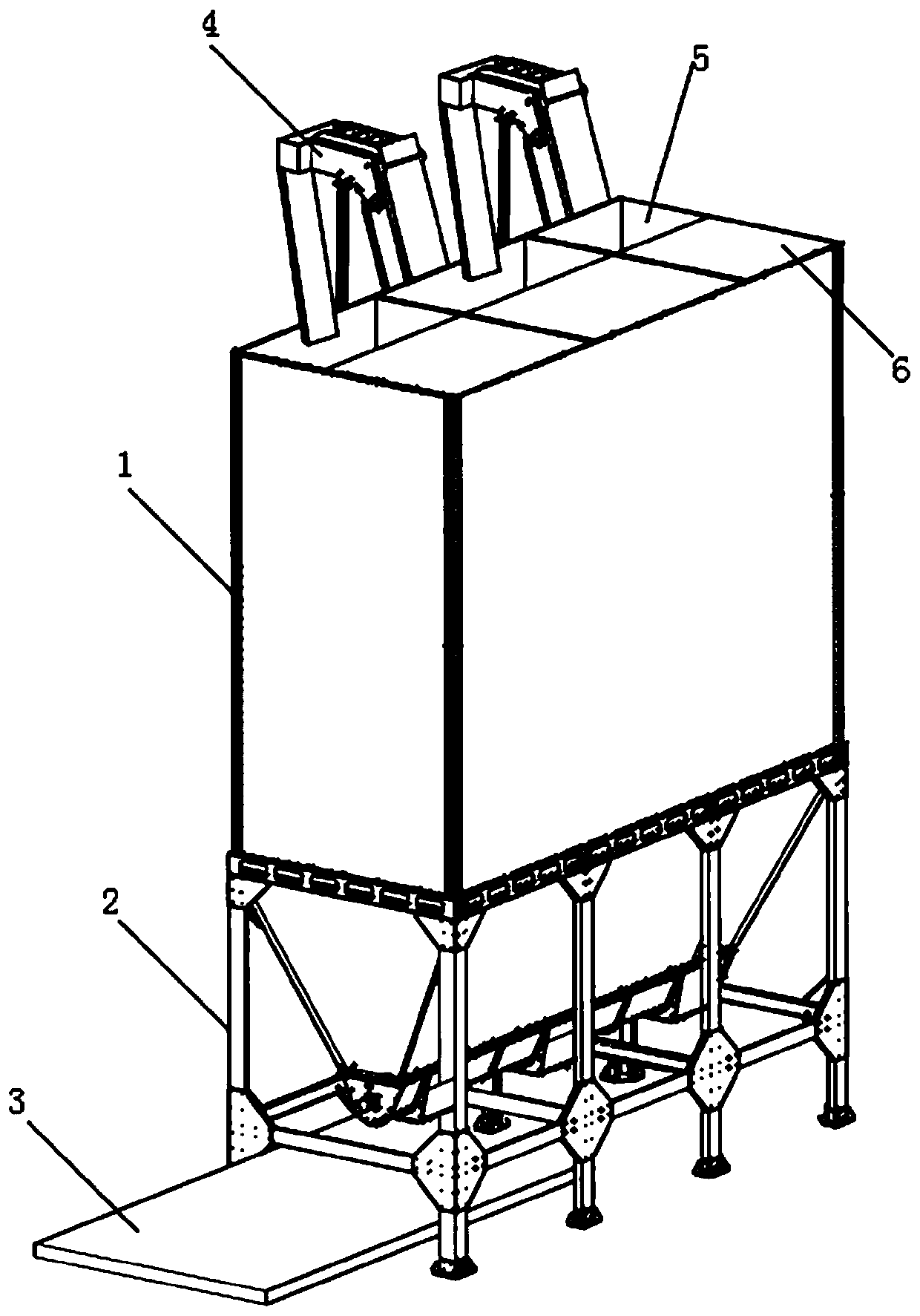 High-speed mixing equipment for metallurgical powder of engine rotating part