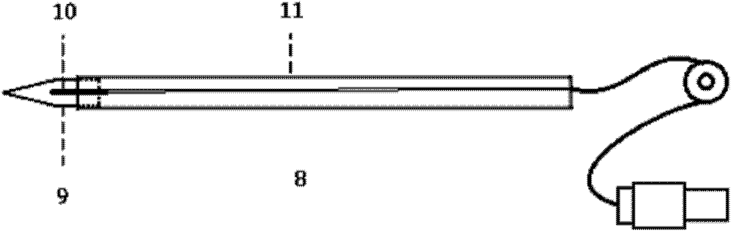 Arterial intervention implant implanting system capable of fusing real-time ultrasonic information based on magnetic navigation