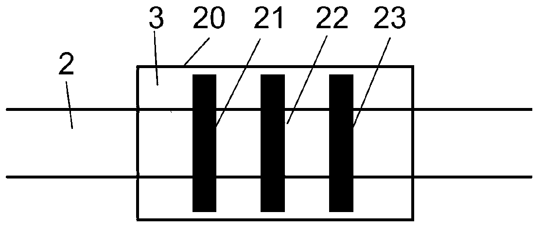 System for laser focus positioning and method for positioning material on laser focus point