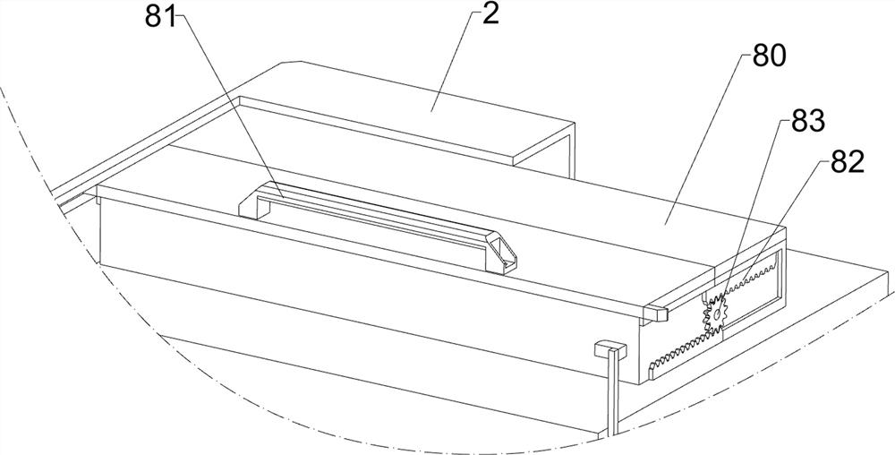 Impurity separation treatment equipment for building waste