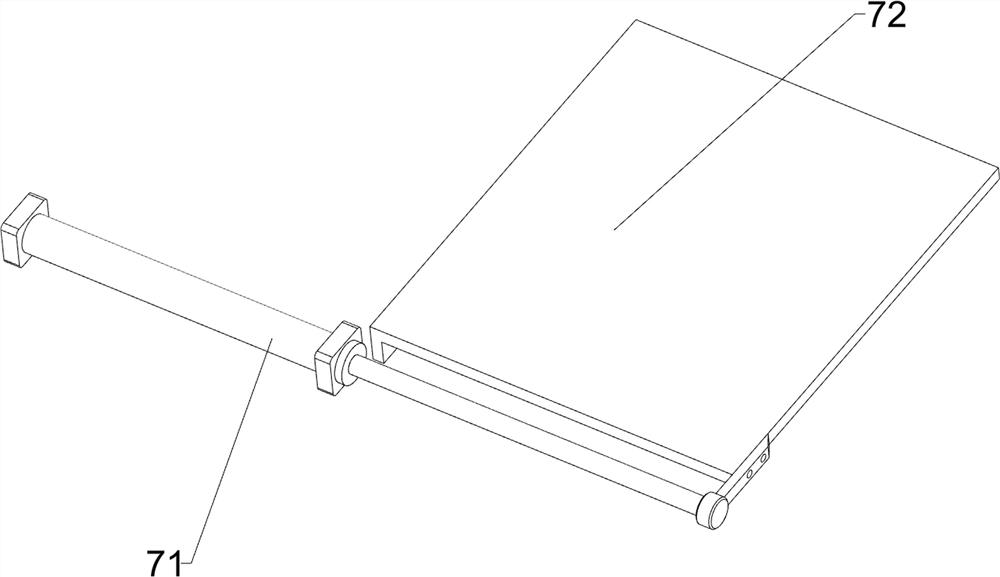 Impurity separation treatment equipment for building waste