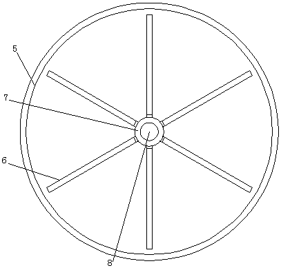 Laying disc facilitating storing and taking of objects in refrigerating box of refrigerator