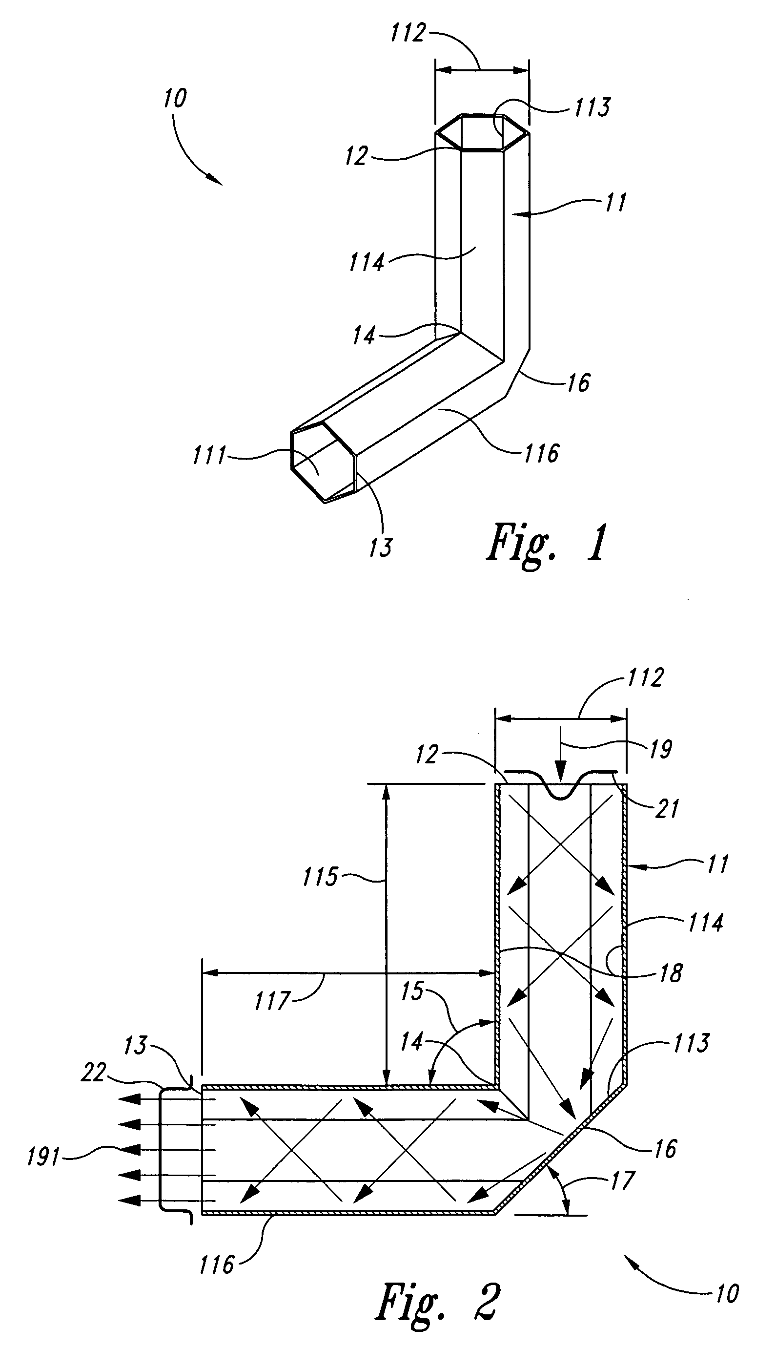 Hex tube light homogenizer splitter