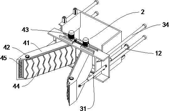 A cargo unloading platform for logistics transportation