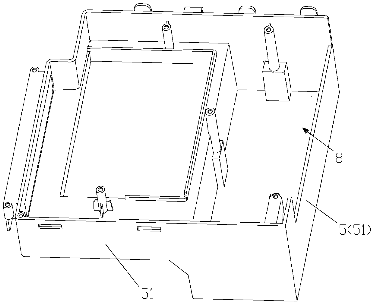 Heat dissipation structure of circuit module and outdoor unit of frequency conversion air conditioner