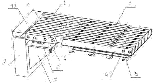 Extra-large displacement unit type multidirectional displacement comb plate bridge expansion device