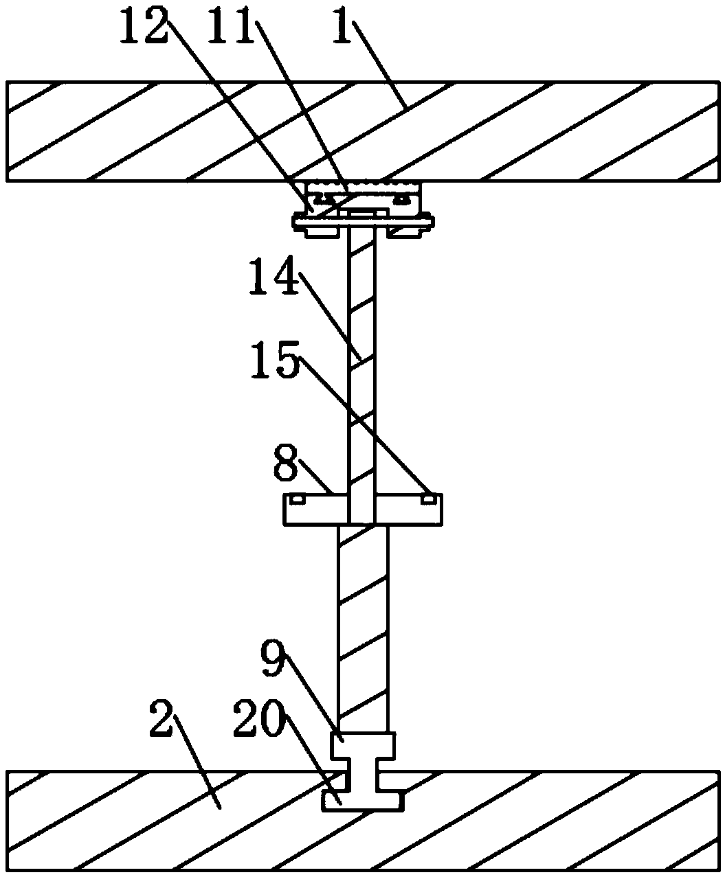 Spinning machine frame with low production cost and convenient adjustment