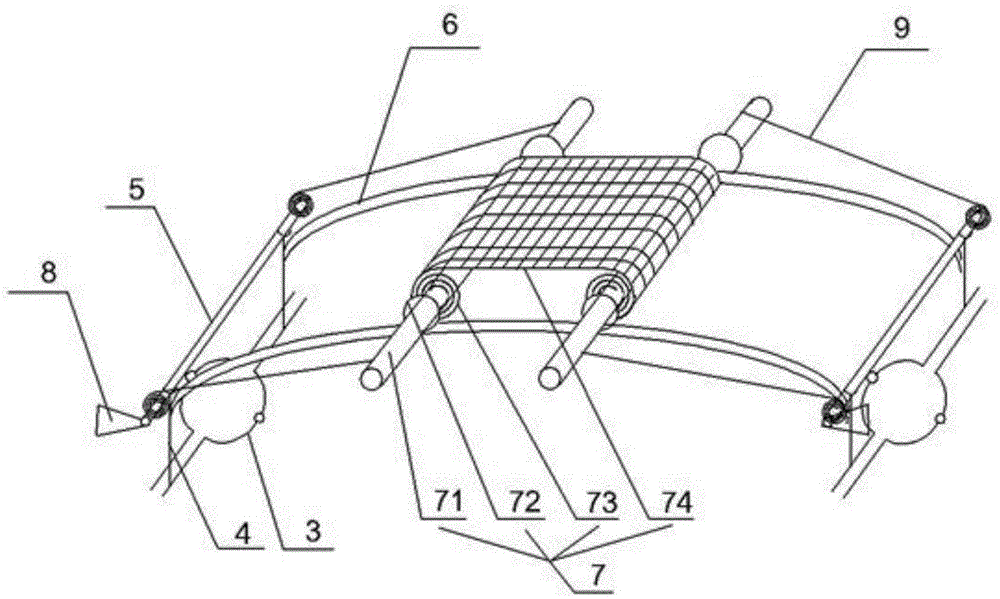 Tableland tea garden shading method