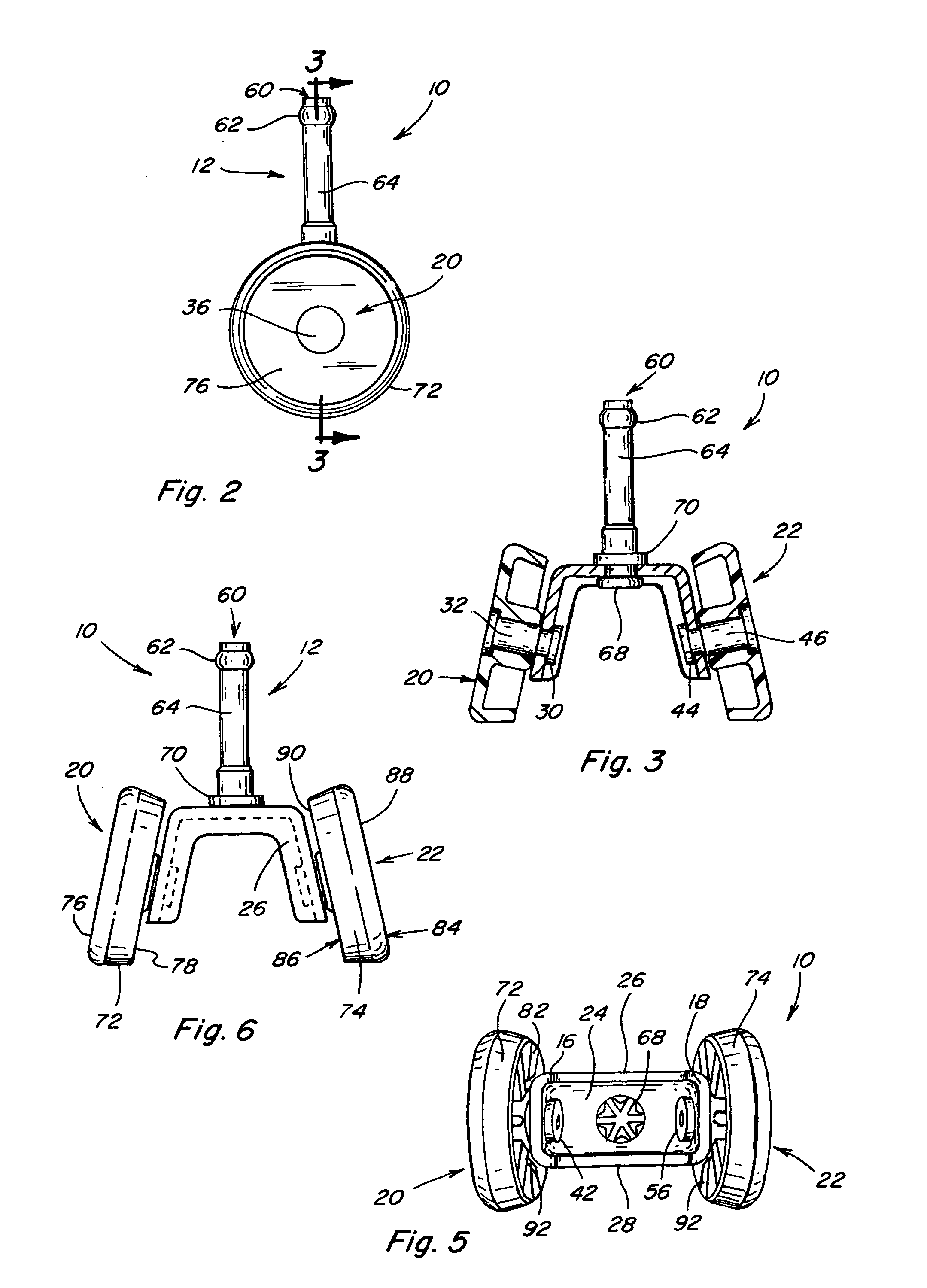 Dual wheel caster