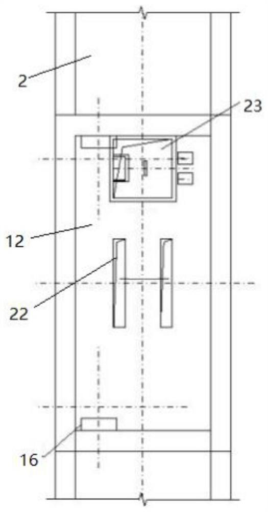 Adapting well for connecting underground cable tunnel and cable trench