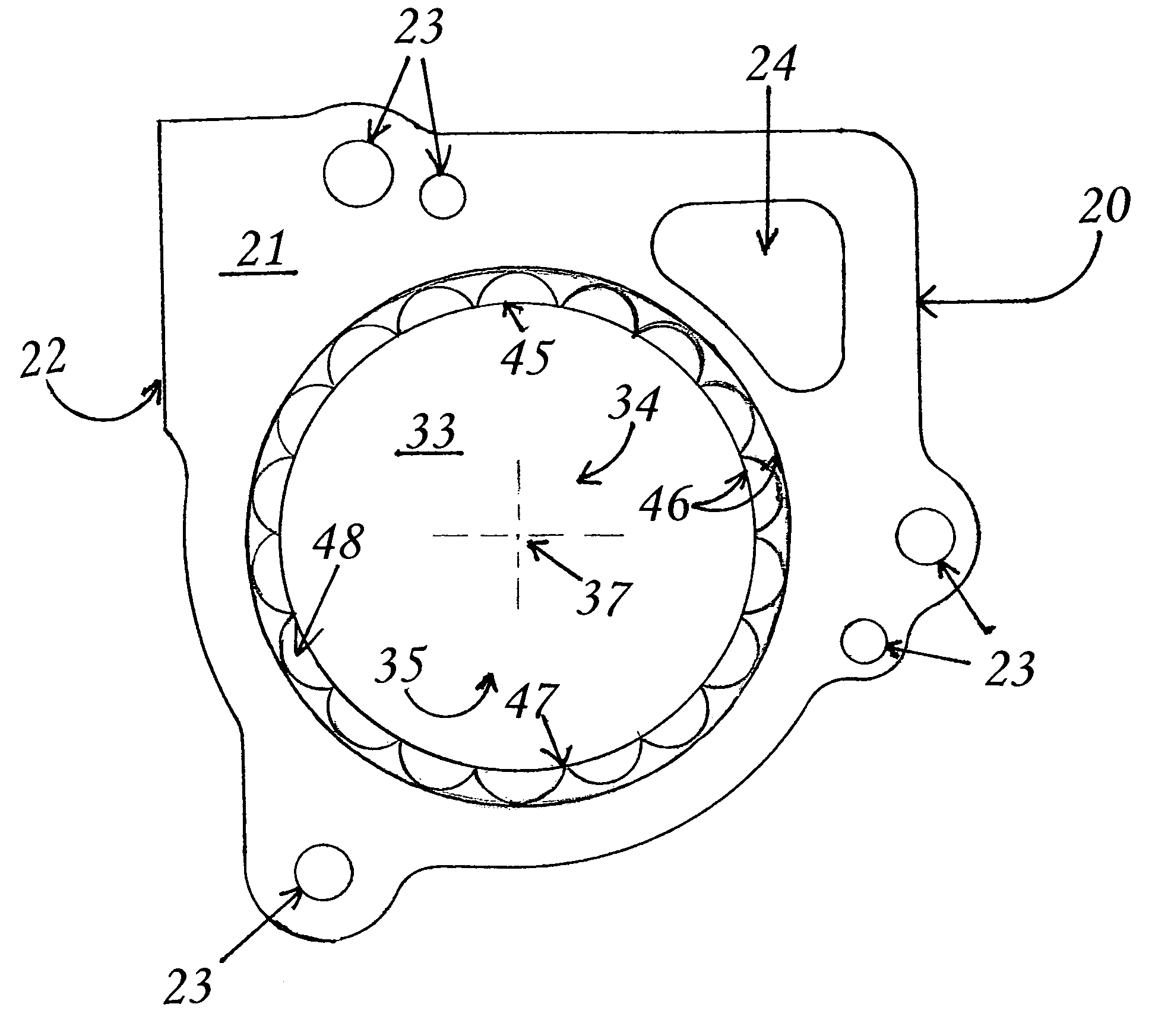 Spacer plate for use with internal combustion engines