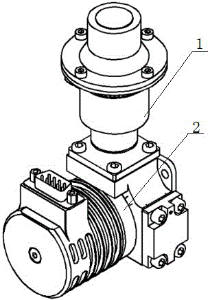 Detachable integrated temperature changing testing Dewar and assembly thereof