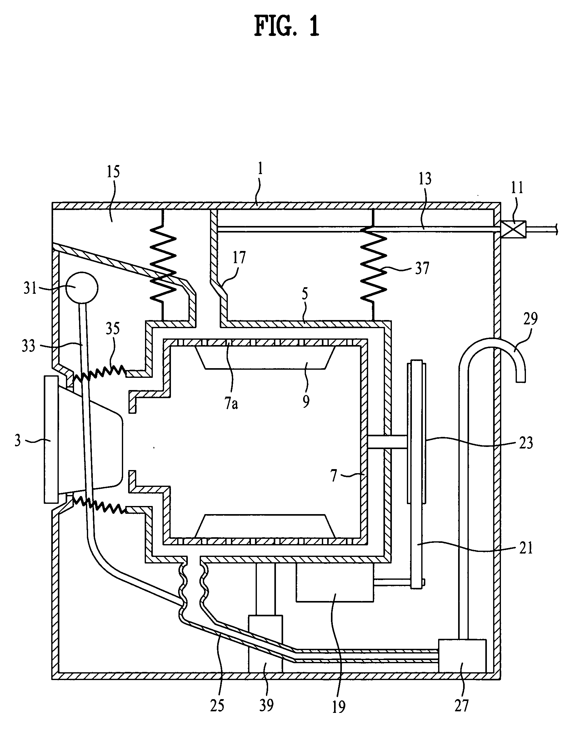 Control method for spinning cycle in washing machine