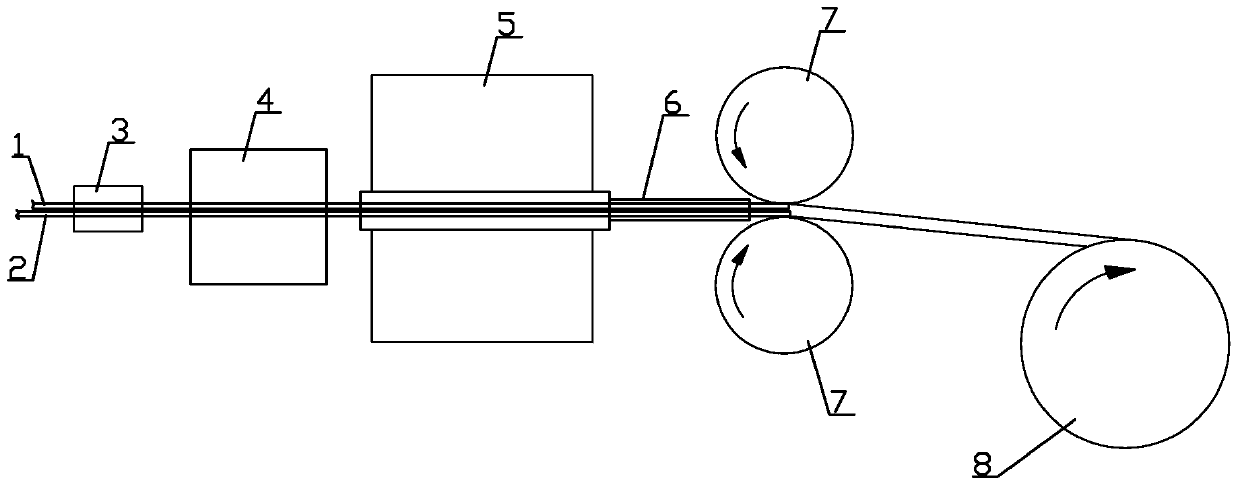 A kind of preparation method of silver oxide/silver/copper three-layer composite strip