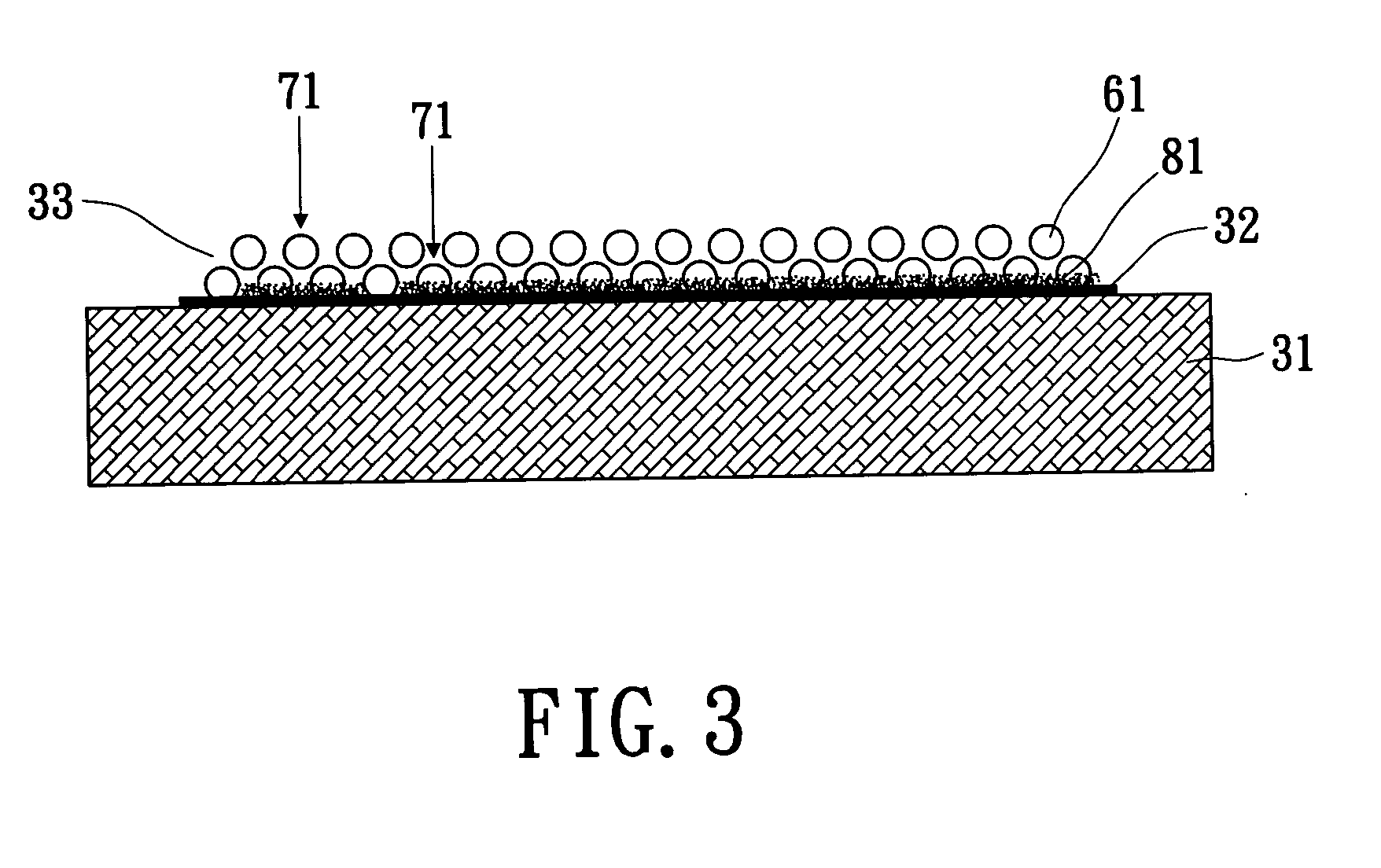 Phosphors spray and method for spraying the same