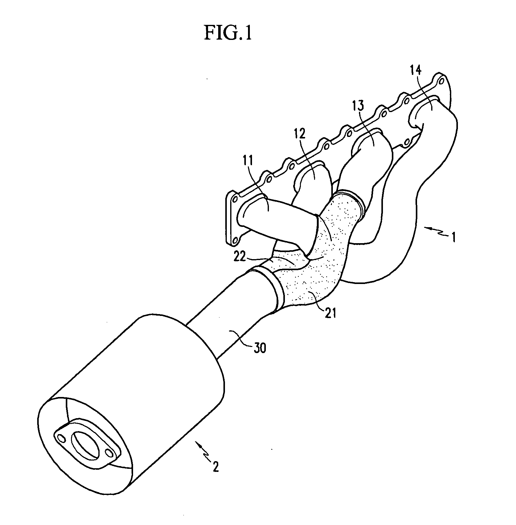 Exhaust manifold for a vehicle