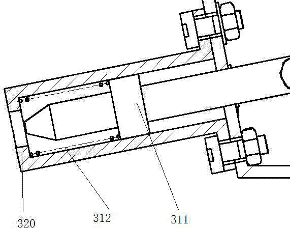 Paper flower pot punching device and method