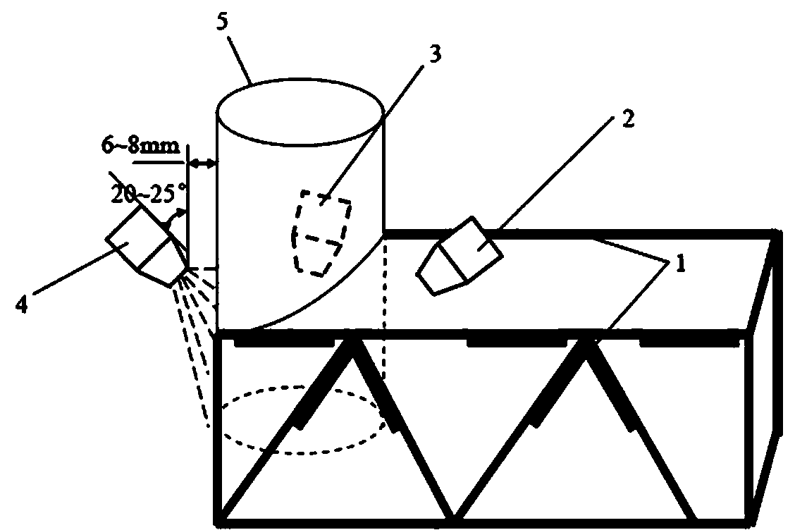 Method for milling and machining W-shaped proximate matter of large-scale thin-wall aluminum alloy composite material