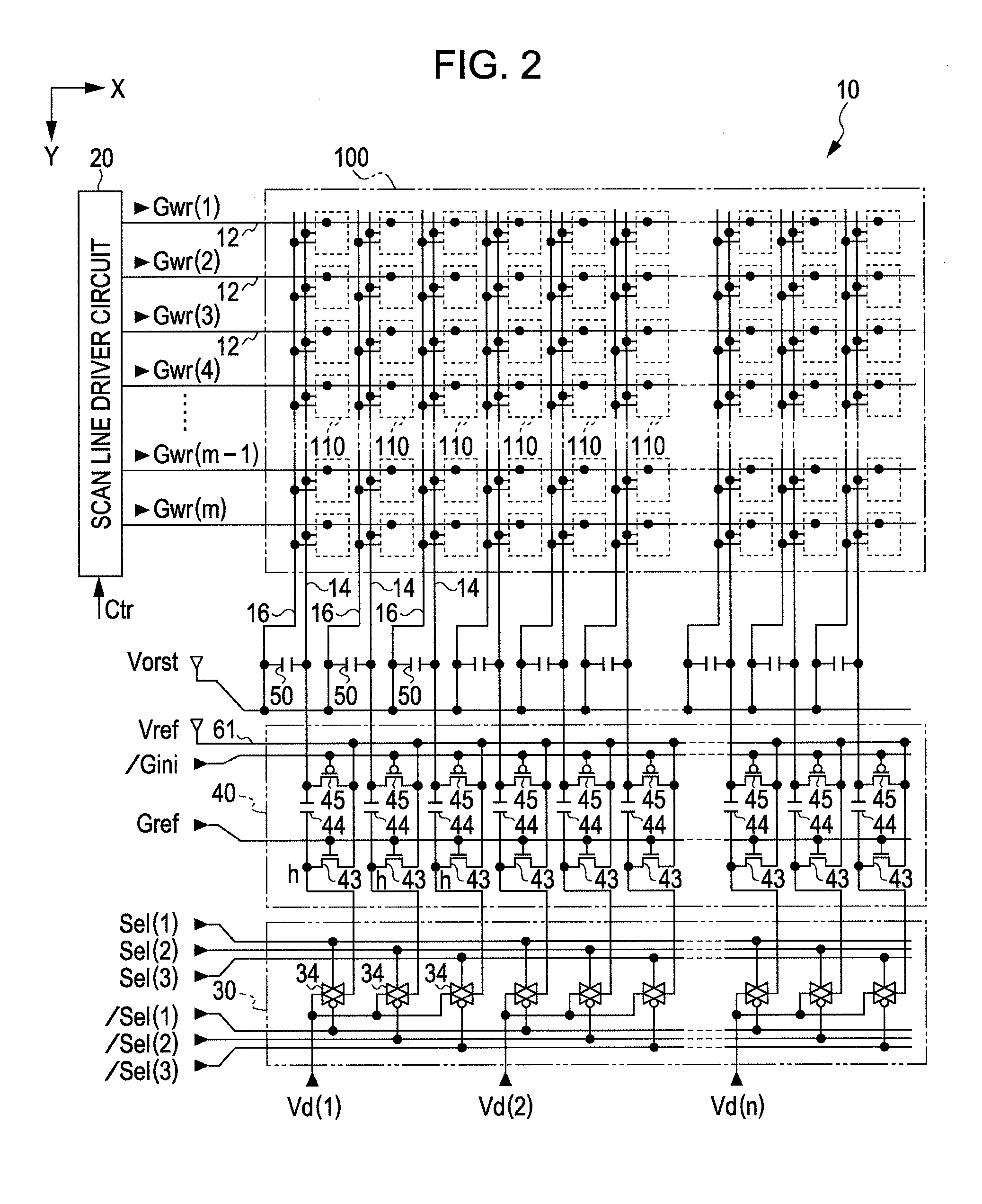 Electrooptic device, method for driving electrooptic device and electronic apparatus