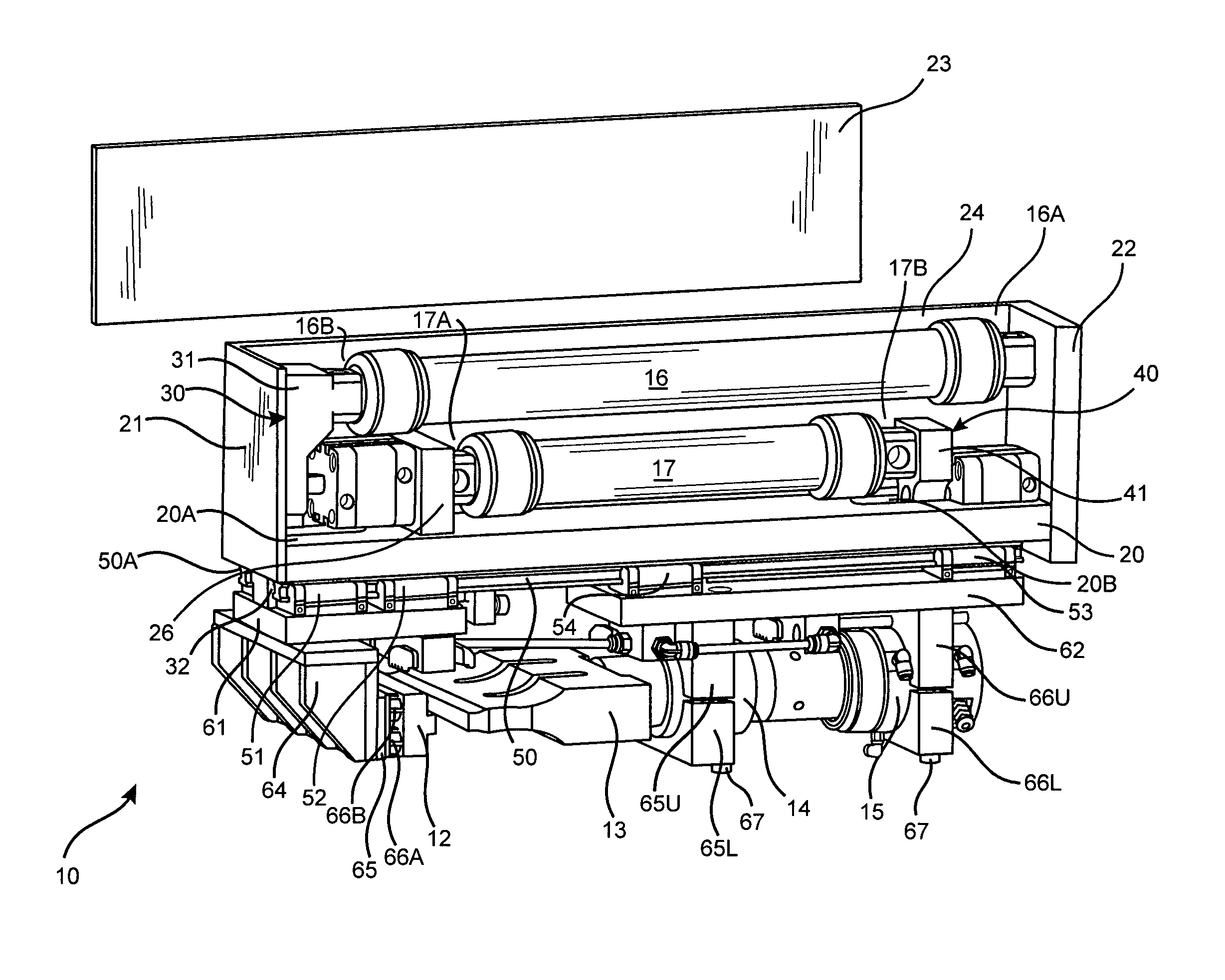 Pedestal mounted ultrasonic welding device