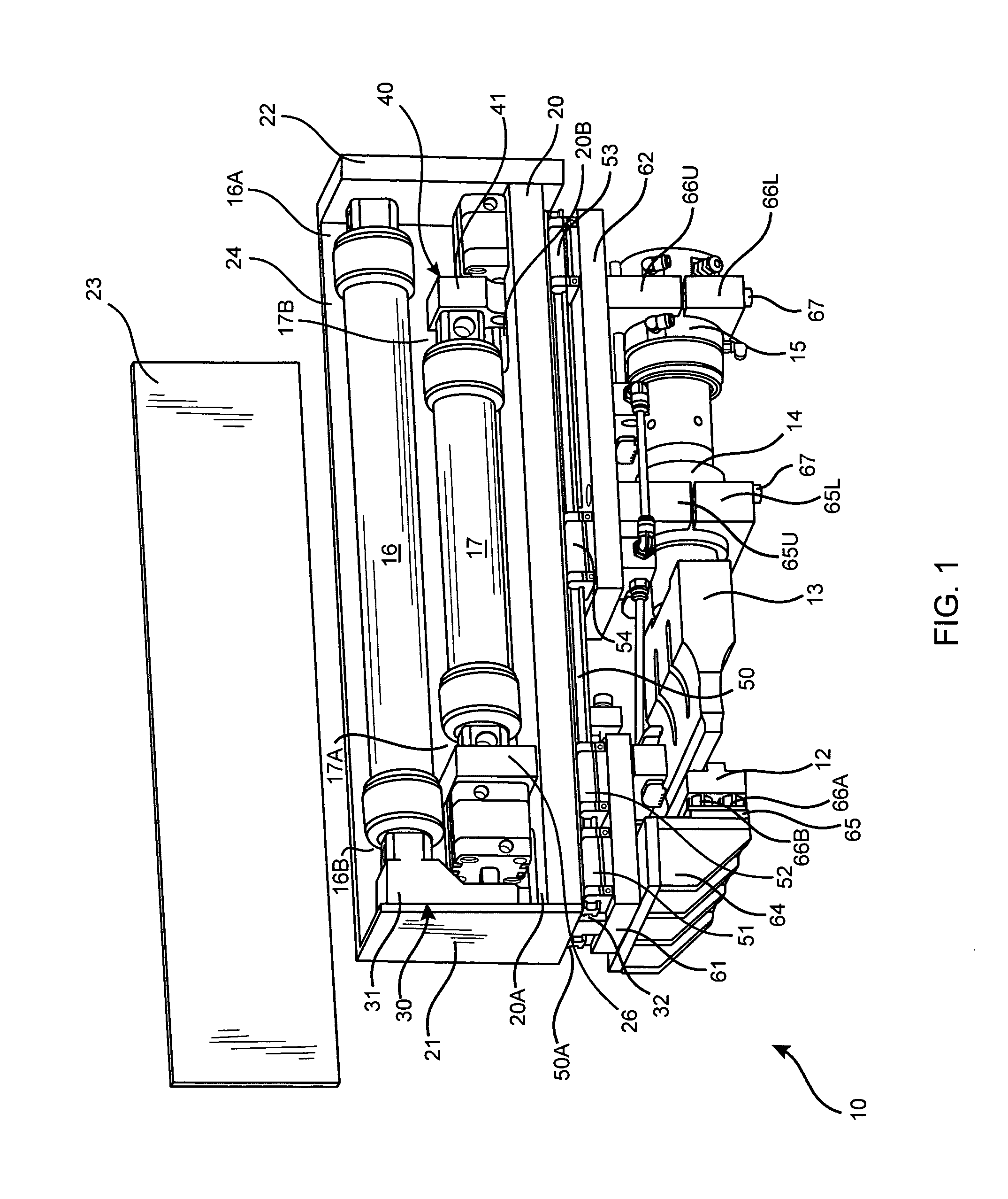 Pedestal mounted ultrasonic welding device