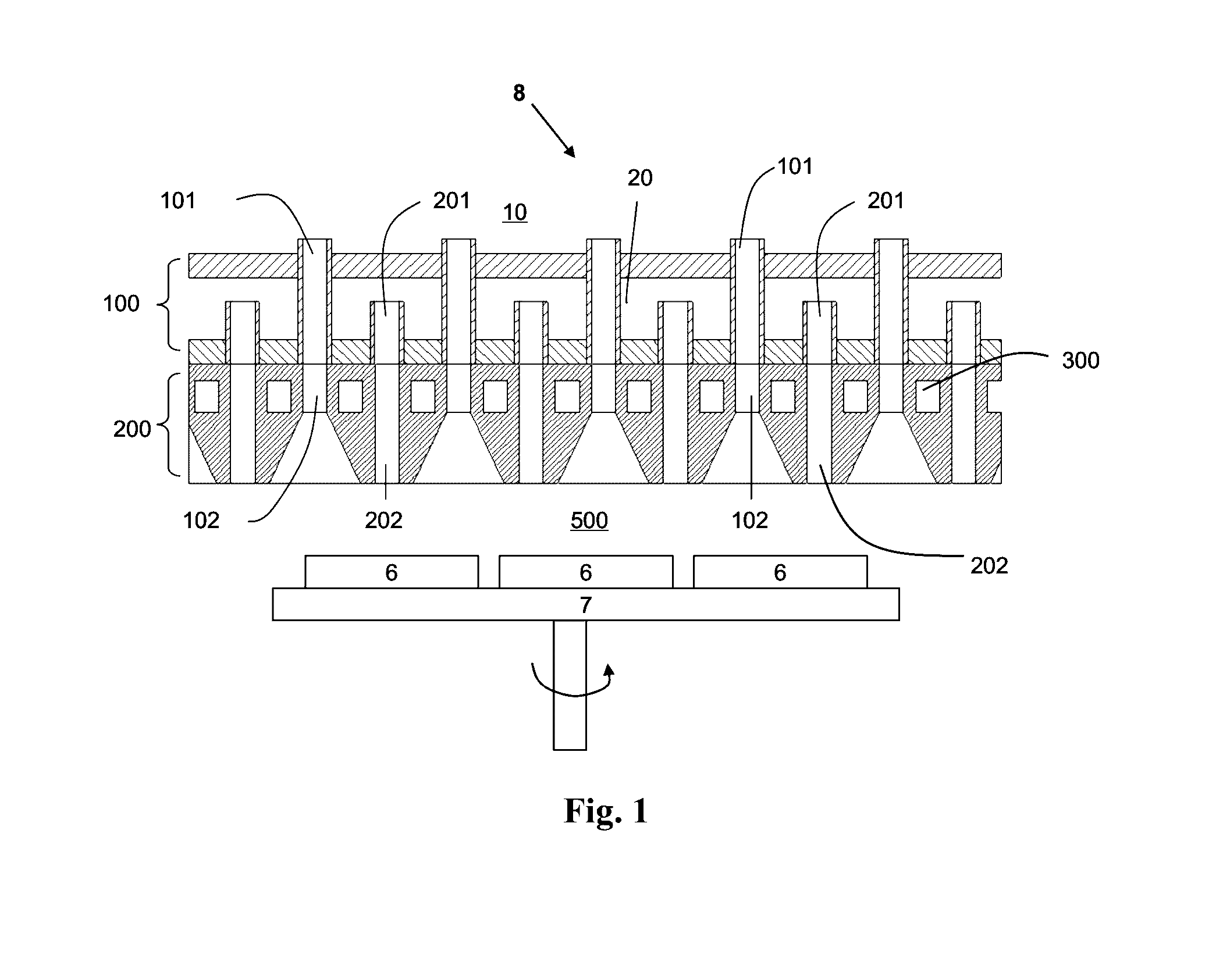 Gas showerhead, method for making the same and thin film growth reactor