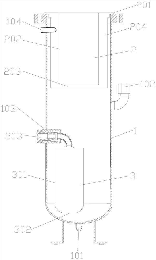 Universal multi-model oil separation barrel integration device for screw compressor