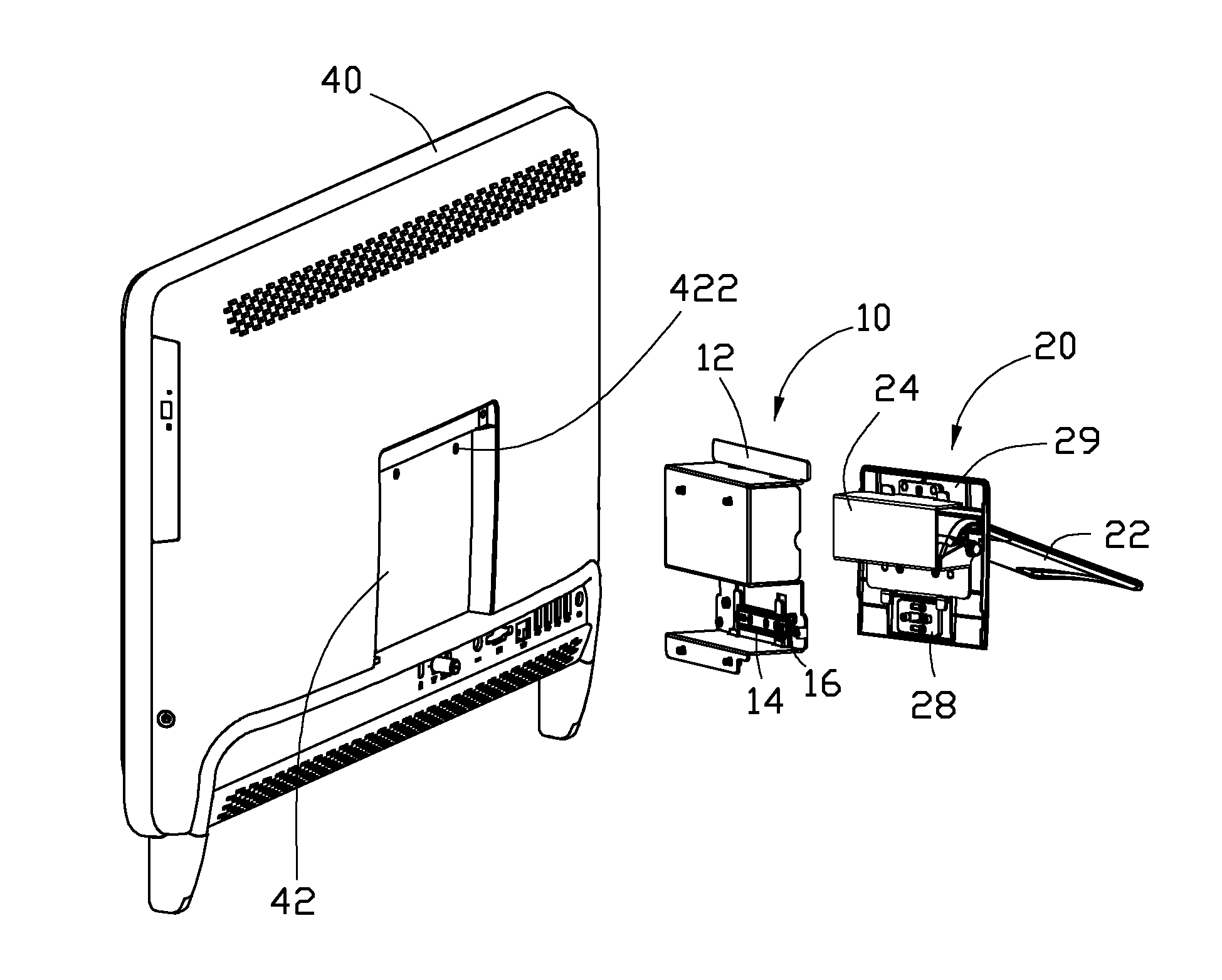 Electronic device with supporting apparatus