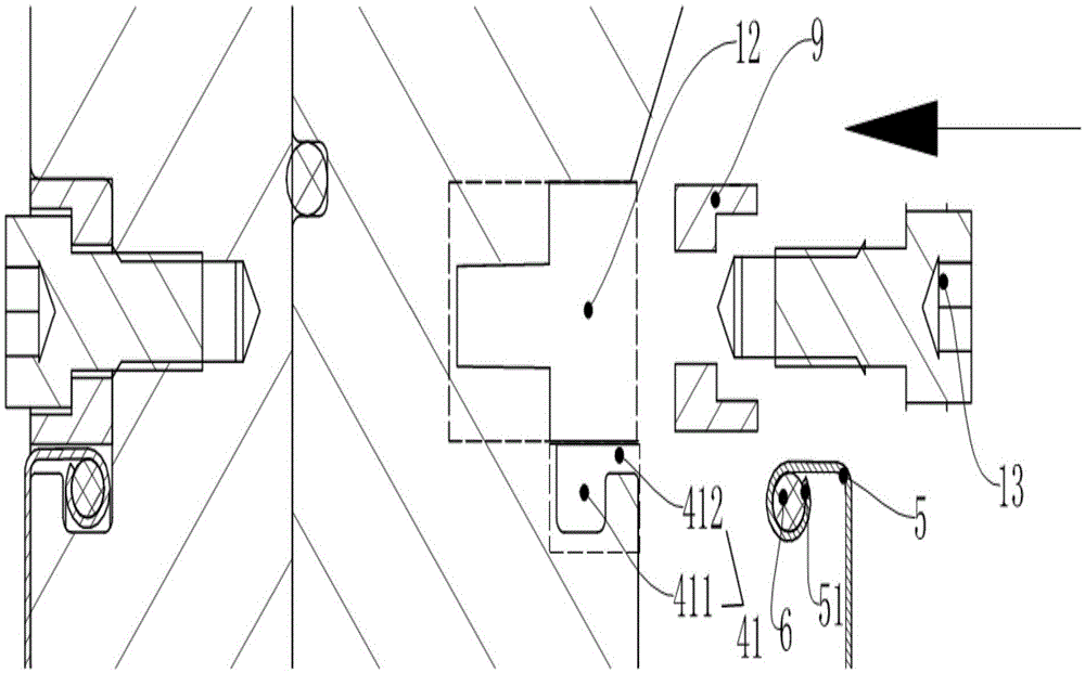 Filter cloth fixing structure based on pressing ring and filer plate system using filter cloth fixing structure