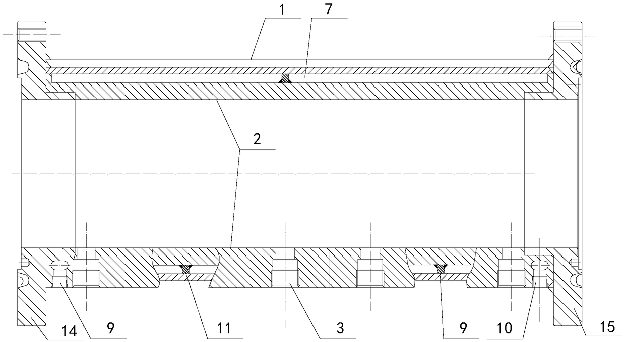 A method for repairing the inner wall of a rubber product dryer cylinder