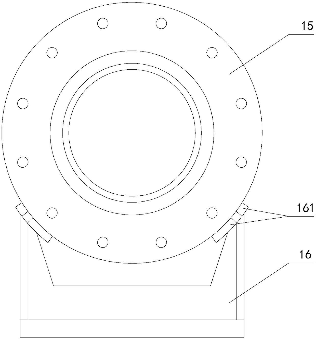 A method for repairing the inner wall of a rubber product dryer cylinder