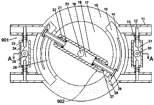 A high-efficiency heat exchange device that is easy to clean and manage