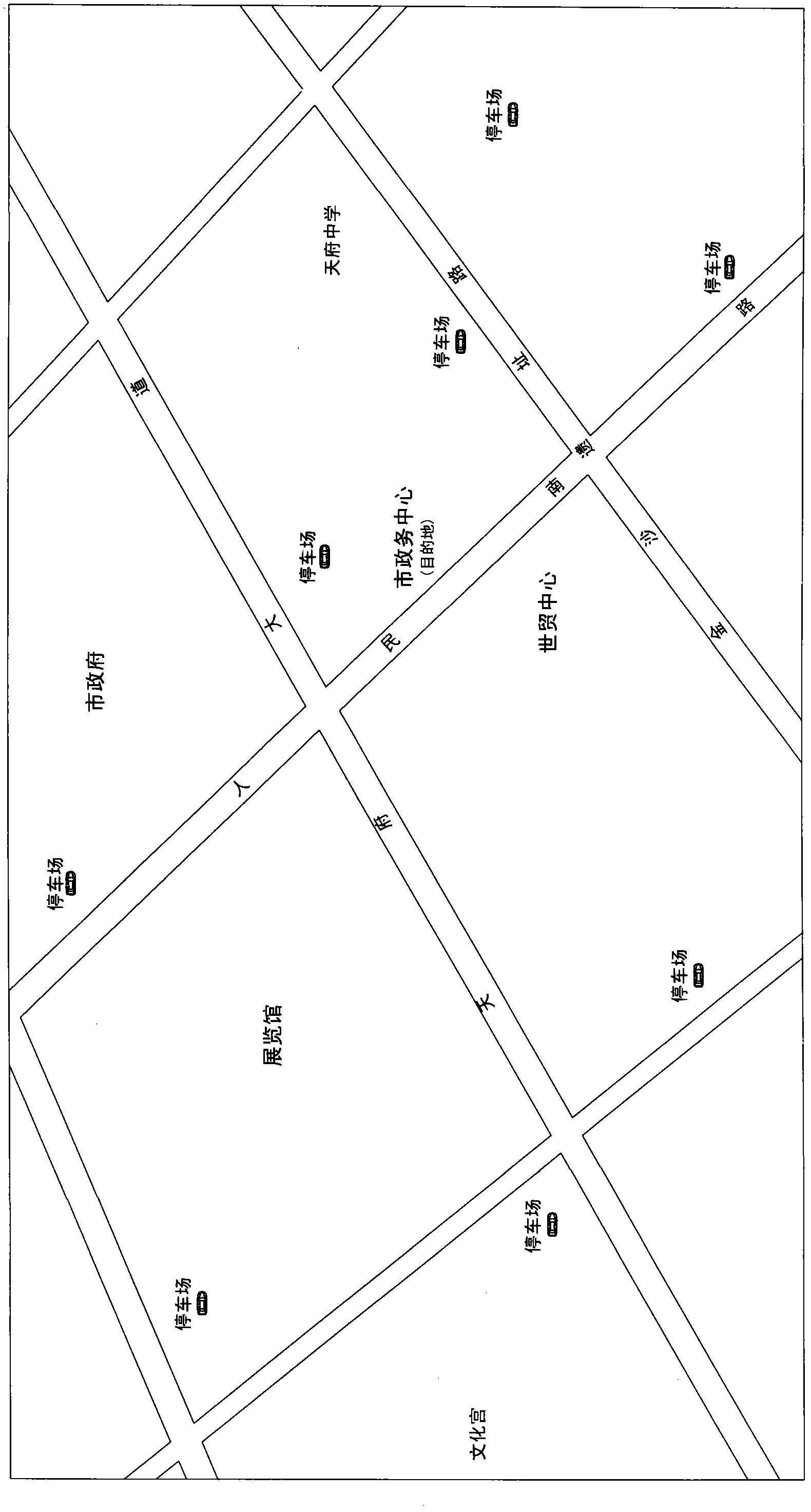 System for remotely inquiring and reserving parking spaces of parking lots