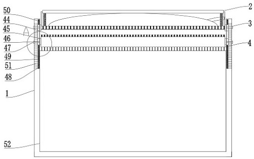 A dual-contradiction top-touch electronic measurement and control instrument rigid-flexible reverse protection device