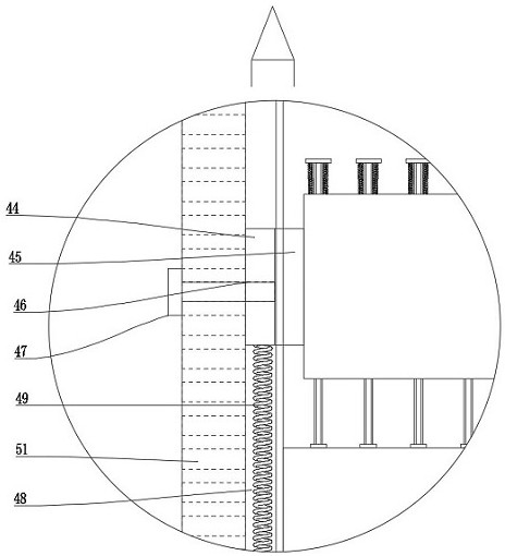 A dual-contradiction top-touch electronic measurement and control instrument rigid-flexible reverse protection device