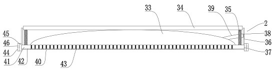 A dual-contradiction top-touch electronic measurement and control instrument rigid-flexible reverse protection device