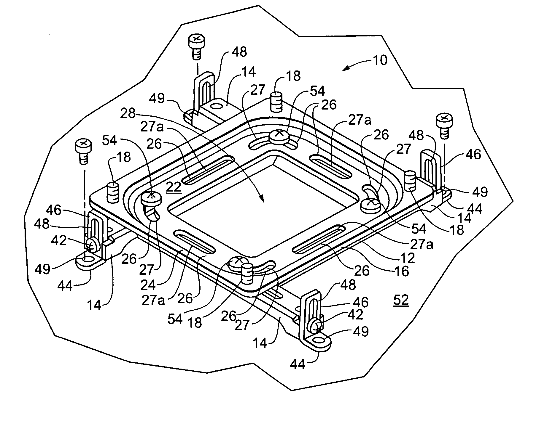 Universal projector mount