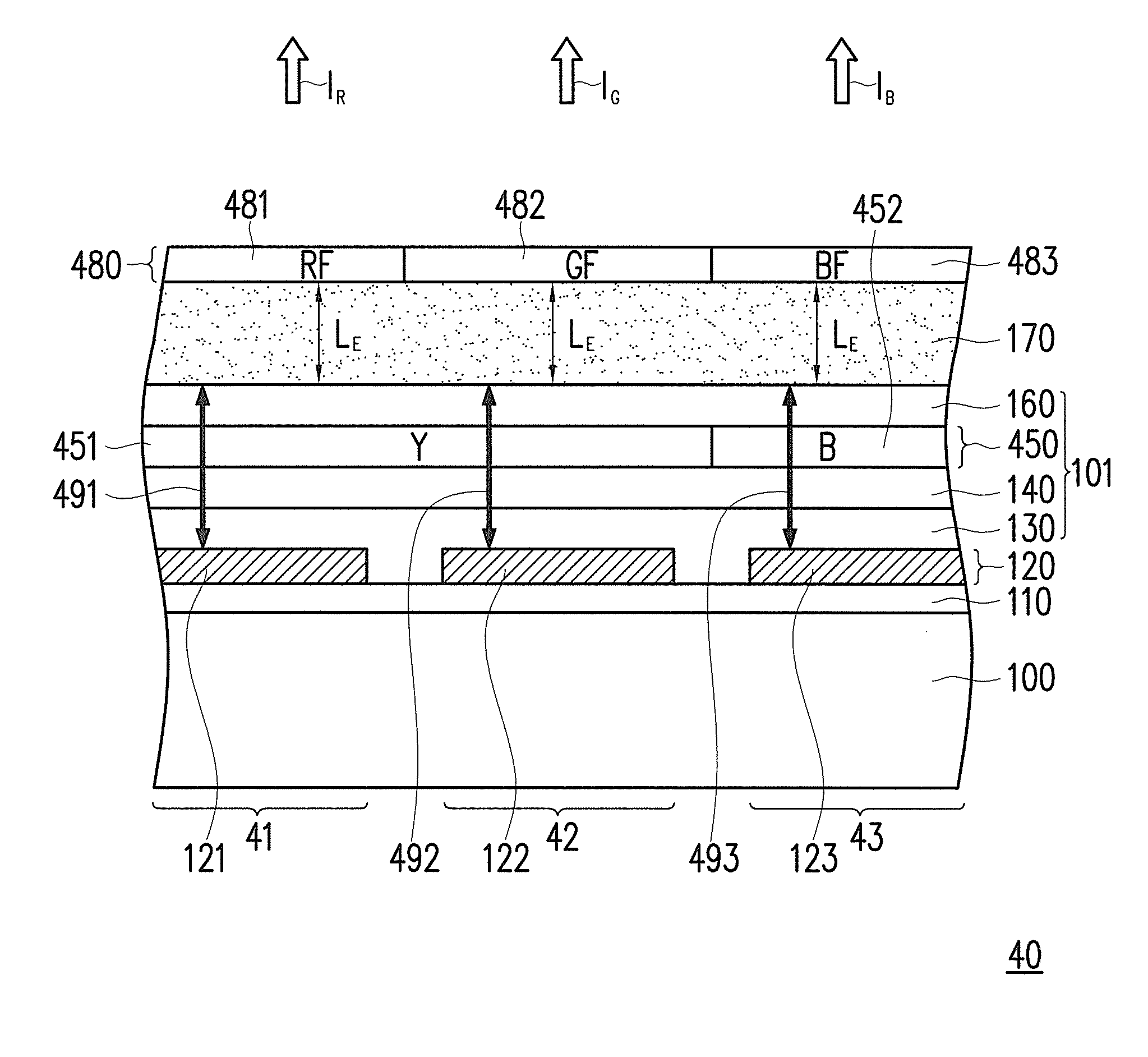 Organic electroluminescence display panel