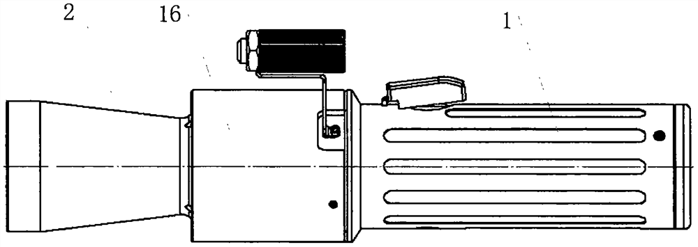 Rope cartridge gun