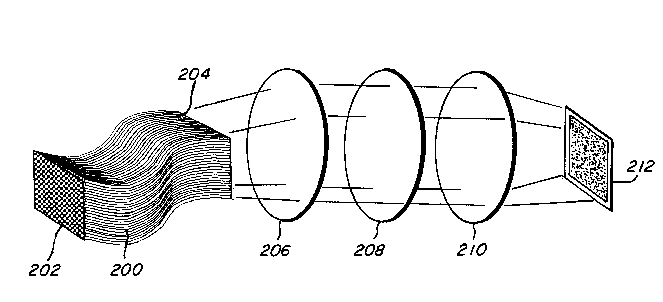 Infrared fiber imager