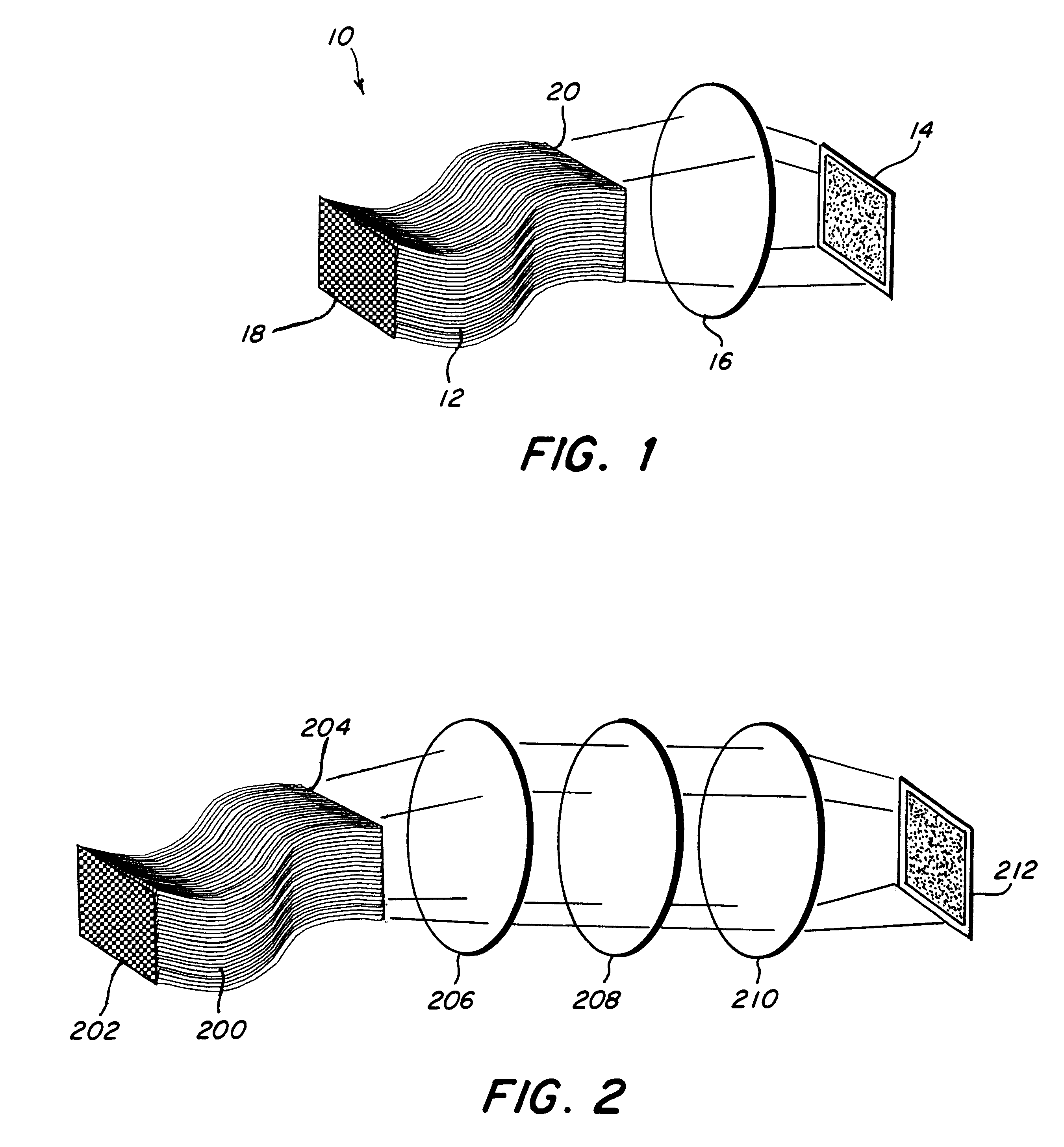 Infrared fiber imager