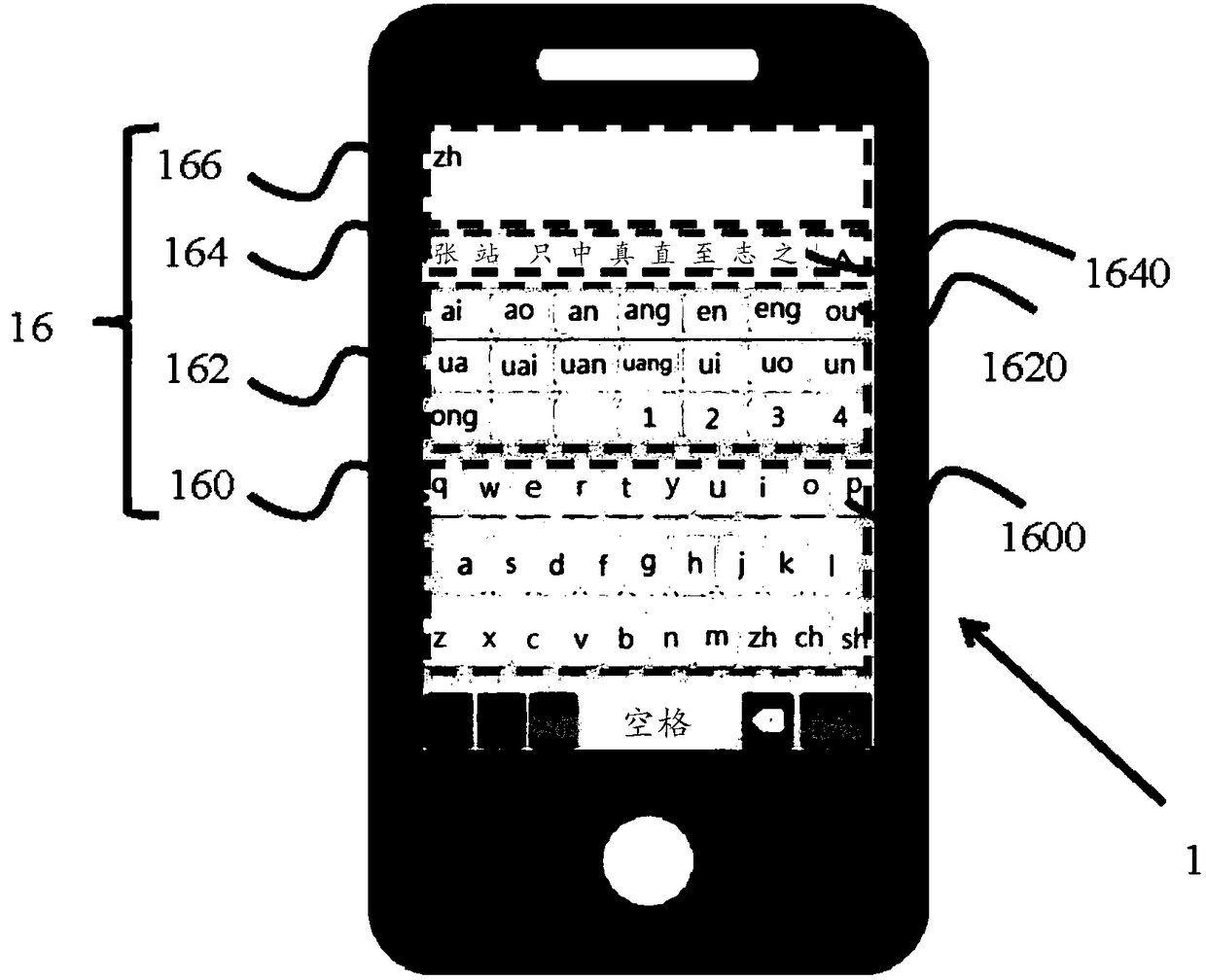 Condensed shortcut pinyin input method and system thereof