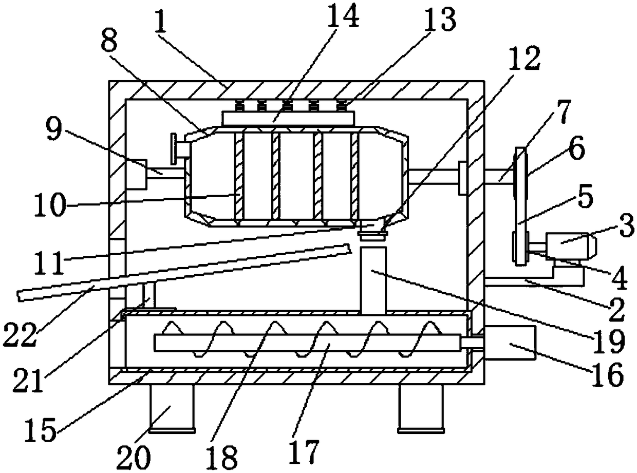 Pepper stalk removing device