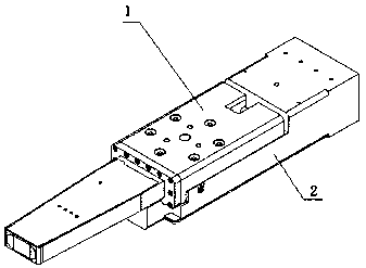 Remote control maintenance structure for spallation neutron source target body plug-in piece